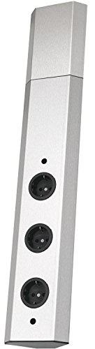 WIPO Power-Eck 1 230 V, 3 Schukosteckdosen, Anschlusskabel 2000 mm mit Schukostecker, 41900102200