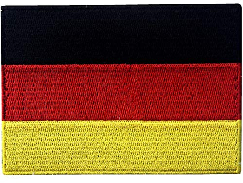 Deutschland Flagge Gesticktes Applique Eisen auf Nähen Auf Flecken Abzeichen