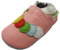 SAYOYO Caterpillars WeichesLeder Lauflernschuhe Krabbelschuhe Babyschuhe, 19/20 (6-12) M Monate, Rosa