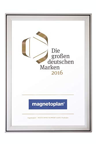 magnetoplan 12164 Plakatrahmen CC, DIN A2, silber eloxiert