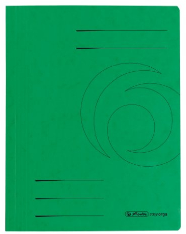 herlitz 11094810 Schnellhefter A4 Quality, grün, kaufmännische- und Behördenheftung, 10 Stück