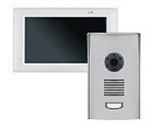 Indexa Funk-Video-Türsprechanlage DVT30 7Zoll-Monitor,IP44 Türsprech-Set 4015162270716