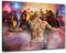 Ultras-Art Hooligan Face of Police Format: 100x70, Bild auf Leinwand XL, fertig gerahmt
