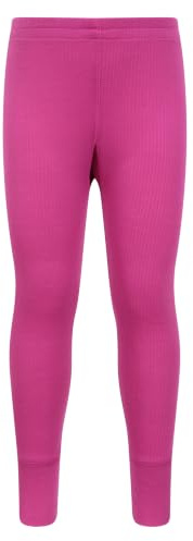 Mountain Warehouse Talus Kids Base Layer Thermal Pants Bright Pink 3-4y