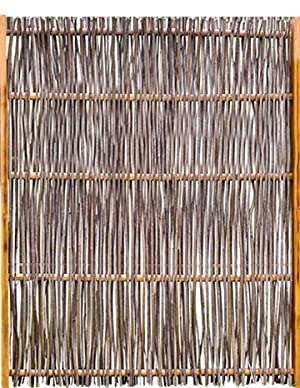 WEIDENPROFI Sichtschutz, Robinienzaun Modell KOMPAKT, Flechtzaun aus Robinie, Größe (BxH): 120 x 150 cm