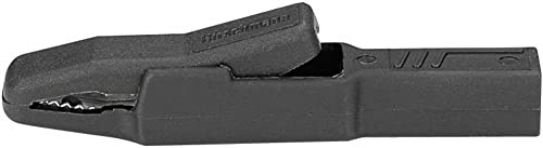 SKS Hirschmann AK 2 B Sicherheits-Abgreifklemme Steckanschluss 4 mm CAT II 300 V Schwarz