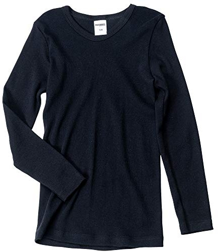HERMKO 2830 Kinder Langarm Shirt aus 100% Bio-Baumwolle, Unterhemd für Mädchen und Jungen