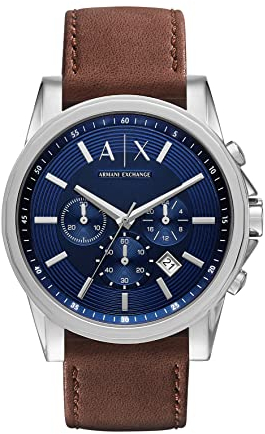 Armani Exchange AX2501 Zegarek, Uniwersalny, Brązowy/Niebieski