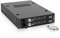 ICY DOCK 2-Bay Hot Swap 2,5 Zoll SATA III 6Gbps /SAS 3.0 12Gbps SSD/HDD Wechselrahmen-Gehäuse Vollmetall mit Rändelschraube - ToughArmor EX MB492SKL-B