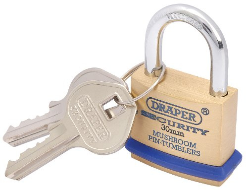 Draper 64160 Solid Padlock 30mm