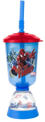 Zak Designs Amazing Spiderman 2 Fun Floats Tumbler, 9-Ounce by Zak Designs