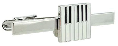 GTR Piano Keyboard Design Tie Clip XT64