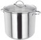 Judge Stockpot with Glass Lid 28 cm, 13 L, Stainless Steel, Silver, 34.39 x 26.39 x 12.19 cm