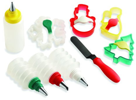 Kuhn Rikon 23700 Cookiecutter & Decoration Set Winter, Stainless Steel, Multi-Colour