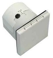 Pennine Caravan/Motorhome Flush Fitting 240v Mains Inlet Box. Black