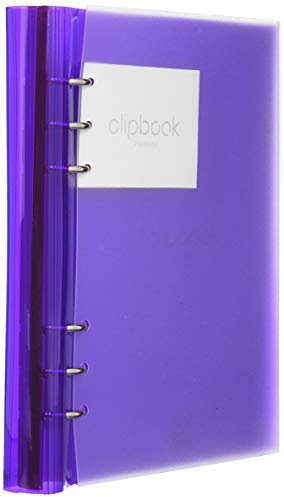 Filofax A5 - Cartella Appunti Live Bordo, Viola