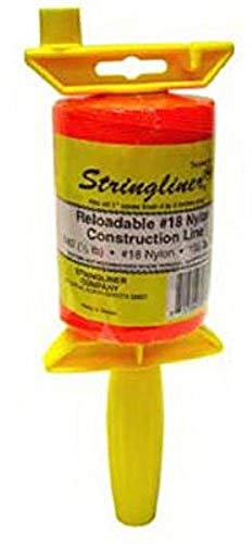 STRINGLINER Company 25406 Twisted 540-Feet Reloadable Line Reel, Fluorescent Orange