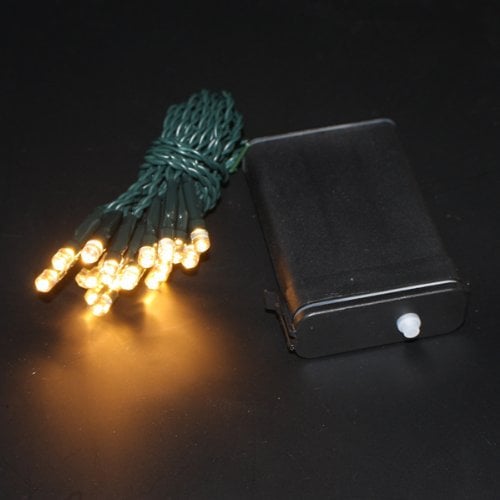 Long Lasting Fairy Lights - 20 bulbs on 2m Green Wire for Christmas, parties, weddings and outdoor events