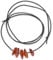 InCollections Damen-Lederband mit 5 Bernsteinen Länge verstellbar 0010493002100
