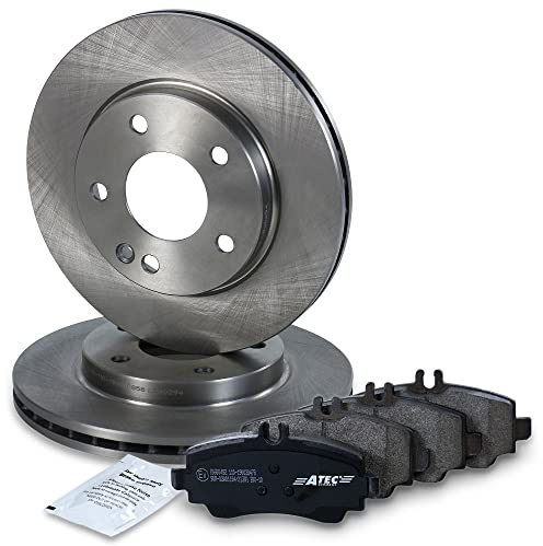 BESTPRICE Bremsenset Vorderachse inkl. Bremsscheiben Belüftet Ø 260 mm + Bremsbeläge vorne, Kompatibel mit MERCEDES A-Klasse (W168)