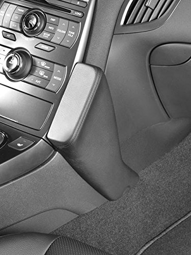 KUDA Handyhalterung passend für Hyundai Genesis Coupe ab 10/2010 - Telefonkonsole für Smartphones, Handy, Navi und mehr - Kunstlederkonsole, Schwarz, 041405