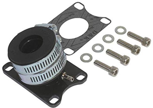 PIPE ADMISSION 50 A BOITE REPLAY ALU + MANCHON POUR DERBI 50 SENDA, GPR-GILERA 50 SMT, RCR (POUR PHBG-PHVA, DIAMETRE INTERIEUR 24mm)
