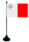 U24 Tischflagge Malta Fahne Flagge Tischfahne 10 x 15 cm