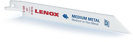LENOX Tools 20567S618R Lame de scie sabre bimétallique 15,2 cm 18 TPI