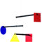 Flensted Mobiles f428 Bauhaus Mobile, Stahl, Mehrfarbig, 35x62 cm
