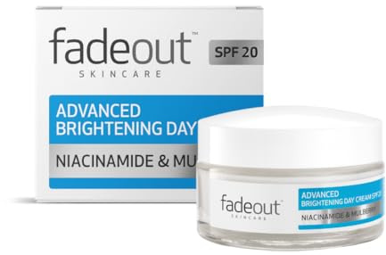 Fade Out Advanced Even Skin Tone Day Cream with SPF20 - Face Cream With Niacinamide and Lactic Acid to Brighten Skin tone in 4 weeks