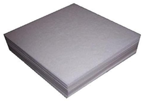 Tear Away Machine Embroidery Stabilizer Backing 100 Precut Sheets 8x8 Medium Weight 1.8 Ounce Fits 4x4 Hoops