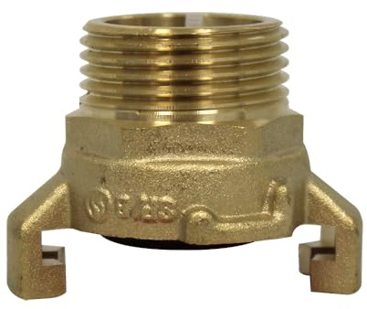 Syveco 2281006 Serie 2281 Messing Expressbeschläge, Kupplungsbuchse D, 1 BSP