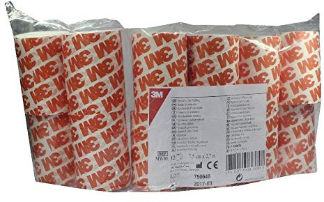 POLSTERWATTE Binde 7,5 cmx2,7 m Rolle MW03 12 St