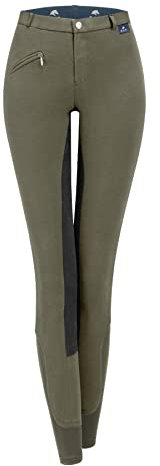 ELT Reithose Fun Sport, Khaki/grau, Gr. 128, 128, Khaki/grau