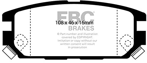 Satz EBC Redstuff Bremsklötze DP3987C
