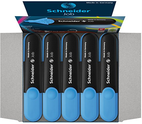 SCHNEIDER Textmarker job 150 , blau, mit Clip