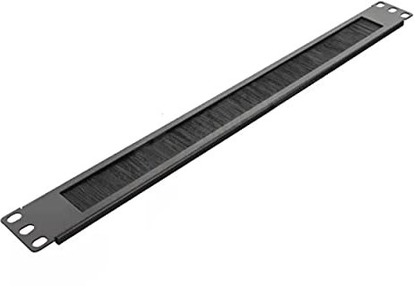 1U 19 Cable Management Panel W/Rings (Universal) (W/Brush