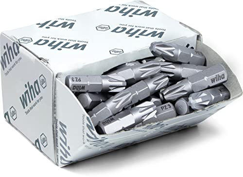 Wiha 08058 PZ3 Pack of 50 Bits