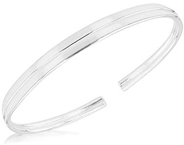 Tuscany Silver Unisex Armreif Sterling Silber Überlappend