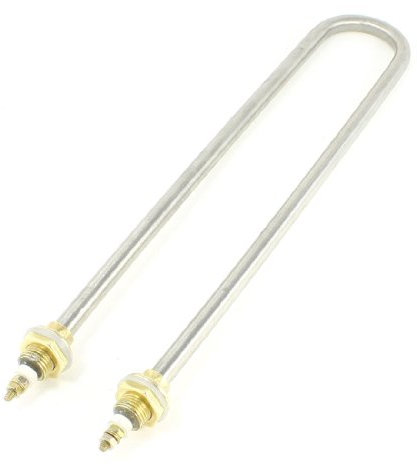 sourcingmap AC 220V 3000W Metal U Shaped Thread Mounted Electric Heating Element Heater Tube