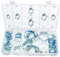Alkan Universal Schlauchklemmen Set 26-tlg. INOX Edelstahl 16–40 mm – Profi Schlauchschellen Sortiment in Aufbewahrungsbox für Flüssigkeitsschläuche, Benzinschläuche, Ölschläuche, Kühlwasserschläuche