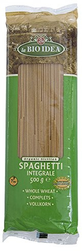 La Bio Idea Organic Whole Wheat Spaghetti 500g (Pack of 2)