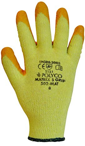 Polyco Matrix Select Grip, Size 9, Orange