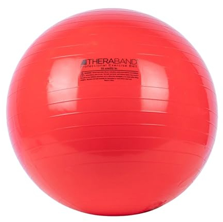 Thera-Band Gymnastikball, 55 cm (22) - For height 5' 1 - 5' 6, rot, 1