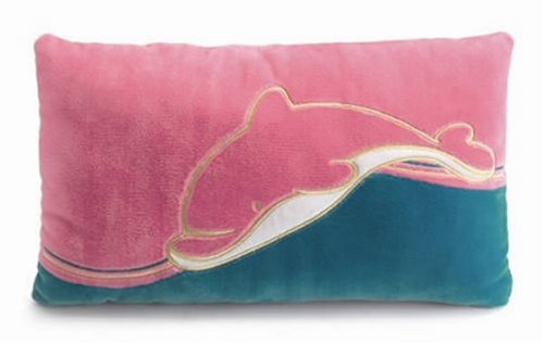 NICI Delfin, Kissen, pink, rechteckig, 43cm x 25cm