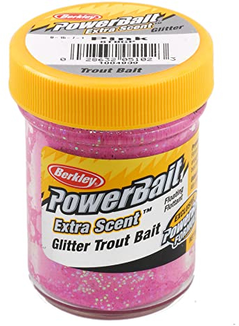 Berkley Powerbait Select Glitter Troutbait Pâte appât pour pêche à la truite - Multicolore (Rose), 50 g