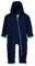 Playshoes Fleece-Overall Unisex Kinder Jumpsuit, marine, 62