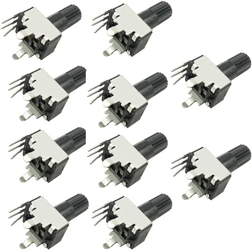Aihasd 10PCS 1K RV09 Type Vertical Adjustable Potentiometer Resistance