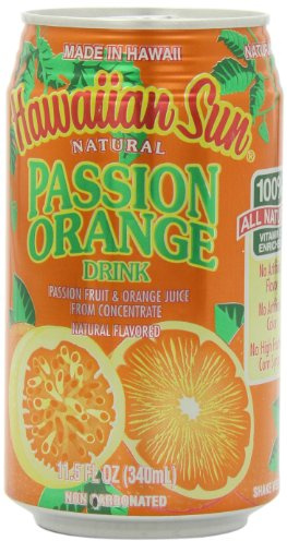 Hawaiian Sun Juice, Orange Passion, 11.5 Fl Oz (Pack of 24)