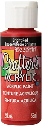 Deco Art DCA22-3 - Pintura para Tejidos y Telas, Color Rojo Claro